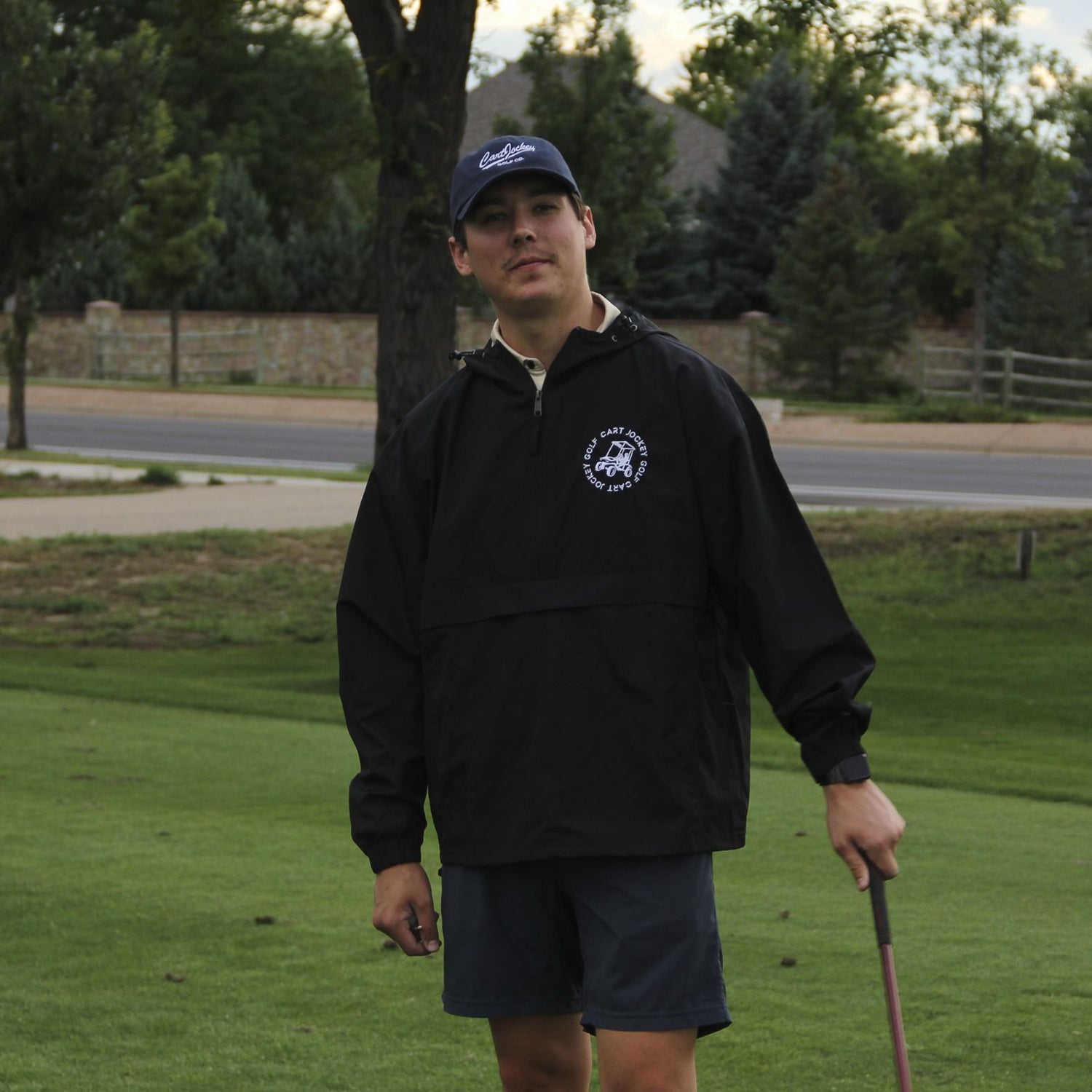 Rider Windbreaker,All we have to say is how can you not look good in the Cart Jockey Windbreaker. Featuring the White Classic Rider Logo. Partnering with a Champion Windbreaker Produc